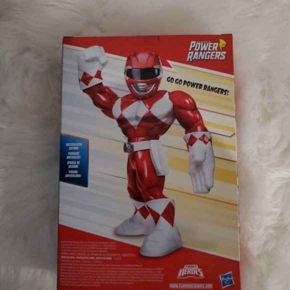 NWT Mega Mighties Red Power Ranger 10 Inch Figure Ages 3 & Up - Picture 2 of 3